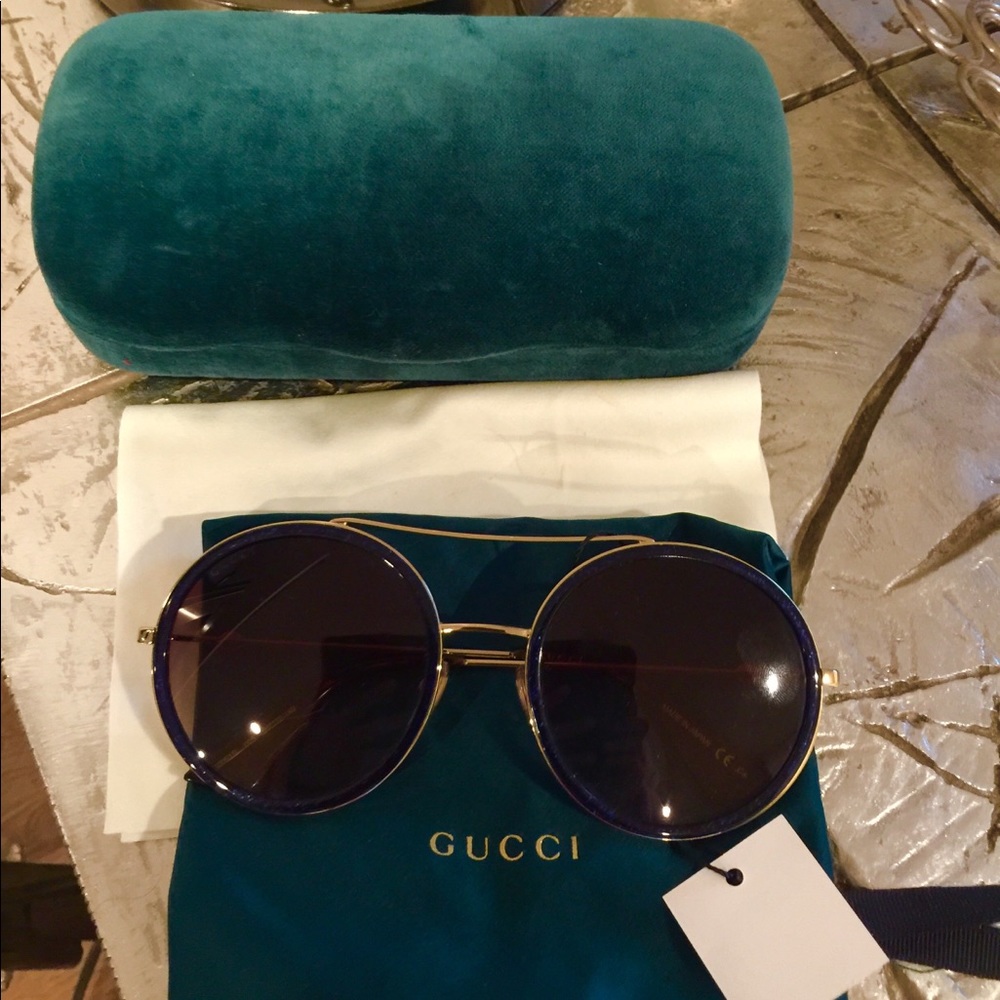 Authentic Gucci round sunglasses - Picture 3 of 8